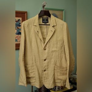 Nigel Cabourn Belt Back Linen Sport Coat